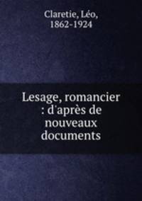 Lesage, romancier : d