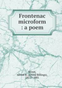 Frontenac microform : a poem