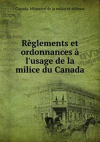Reglements et ordonnances a l