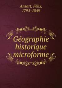 Geographie historique microforme