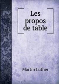 Les propos de table