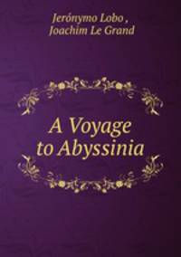 A Voyage to Abyssinia