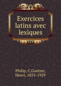 Exercices latins avec lexiques