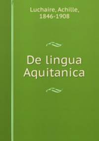 De lingua Aquitanica