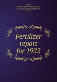 Fertilizer report for 1922