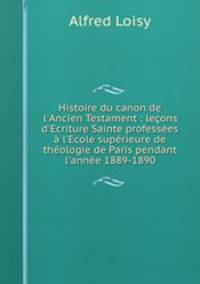 Histoire du canon de l