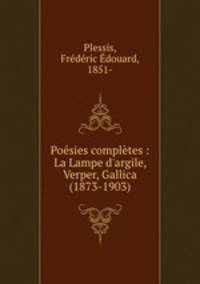 Poesies completes : La Lampe d