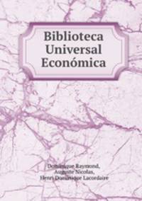 Biblioteca Universal Economica.