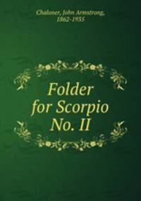 Folder for Scorpio No. II