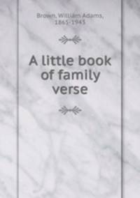 A little book of family verse