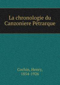 La chronologie du Canzoniere Petrarque