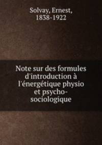 Note sur des formules d