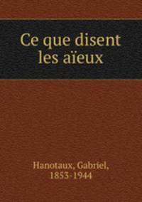 Ce que disent les aeux