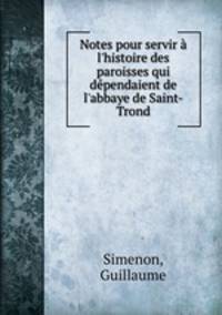 Notes pour servir a l