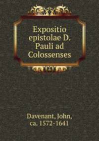 Expositio epistolae D. Pauli ad Colossenses