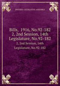 Bills, 1916, No.92-182. 2, 2nd Session, 14th Legislature, No.92-182