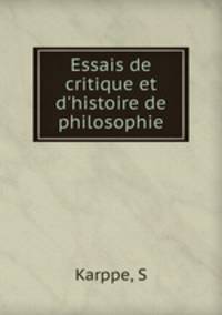 Essais de critique et d