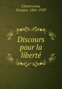 Discours pour la liberte