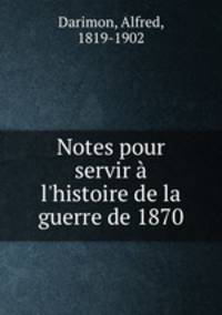 Notes pour servir a l