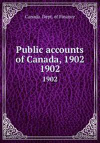 Public accounts of Canada, 1902. 1902