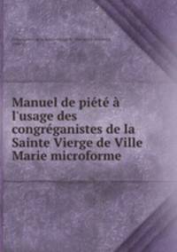Manuel de piete a l