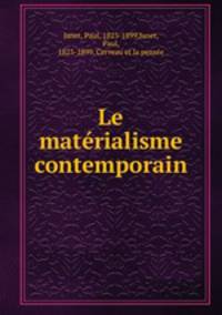 Le materialisme contemporain