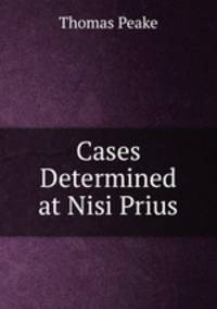 Cases Determined at Nisi Prius