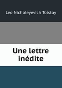 Une lettre inedite