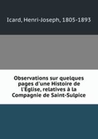 Observations sur quelques pages d