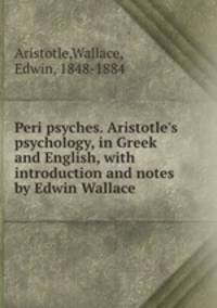 Peri psyches. Aristotle