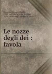 Le nozze degli dei : favola