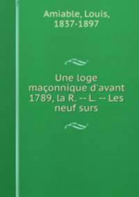 Une loge maconnique d