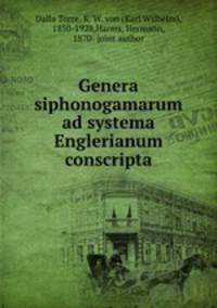 Genera siphonogamarum ad systema Englerianum conscripta