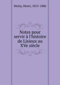 Notes pour servir a l