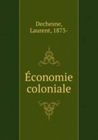 Economie coloniale