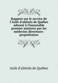 Rapport sur le service de l