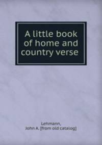 A little book of home and country verse