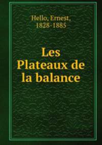Les Plateaux de la balance