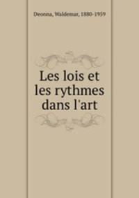 Les lois et les rythmes dans l`art