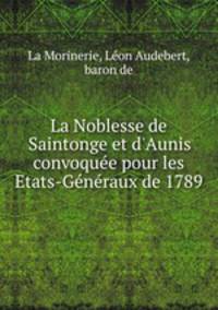 La Noblesse de Saintonge et d