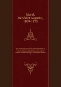 De la formation du type dans les varietes degenerees, ou, Nouveaux elements d