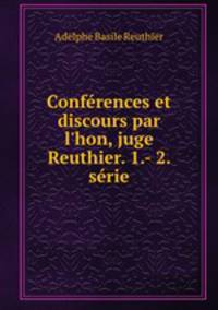 Conferences et discours par l