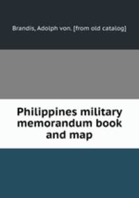 Philippines military memorandum book and map