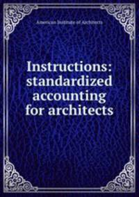 Instructions: standardized accounting for architects