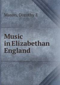 Music in Elizabethan England