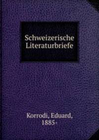 Schweizerische Literaturbriefe