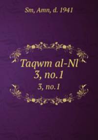 Taqwm al-Nl. 3, no.1