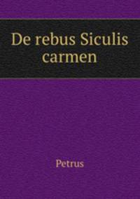 De rebus Siculis carmen