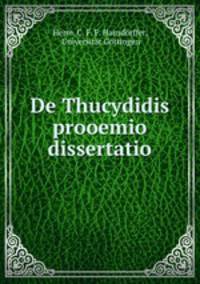 De Thucydidis prooemio dissertatio
