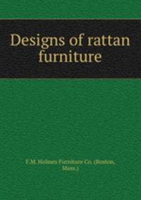 Designs of rattan furniture.